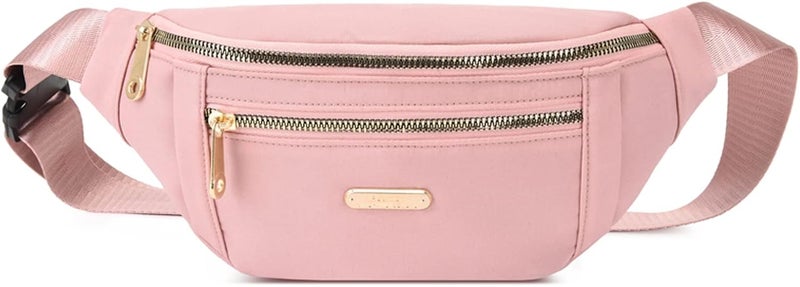DAITET Crossbody Fanny Pack for Men&Women,Large Waist Bag & Hip Bum Bag with Adjustable Strap for Outdoors Workout Traveling Casual Running Hiking Cycling - Image 1